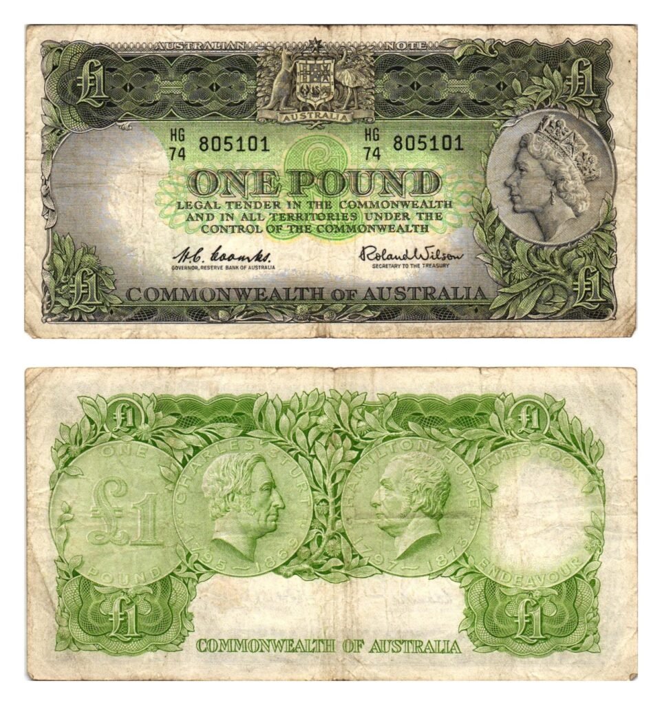AUSTRALIA 1 pound 1953 VF
