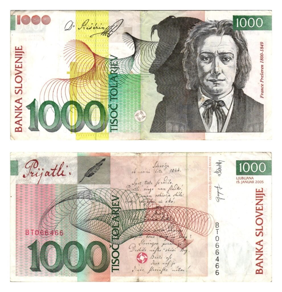 SLOVENIA 1000 tolarjev 2005 VF