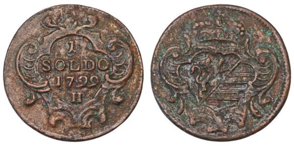 ITALY 1 soldo 1799H / Gorizia / VF-