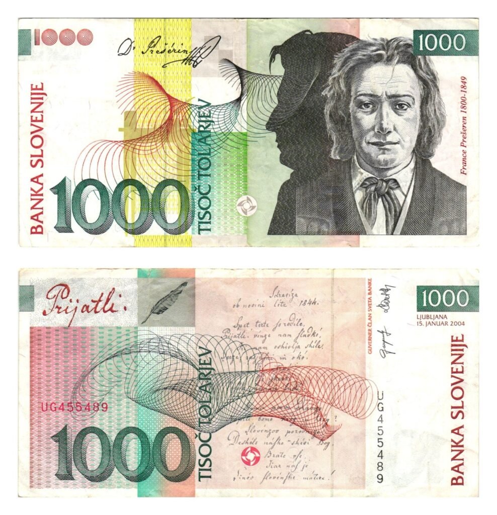 SLOVENIA 1000 tolarjev 2004 VF