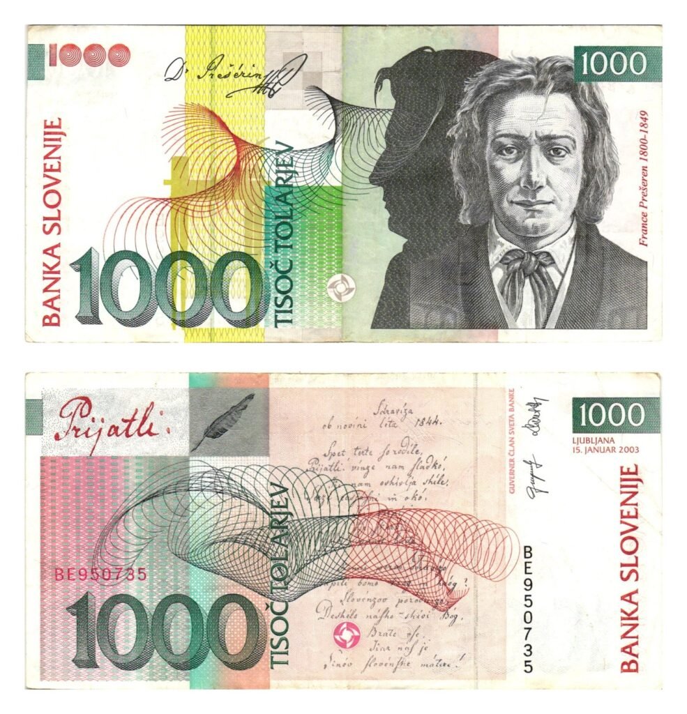 SLOVENIA 1000 tolarjev 2003 VF