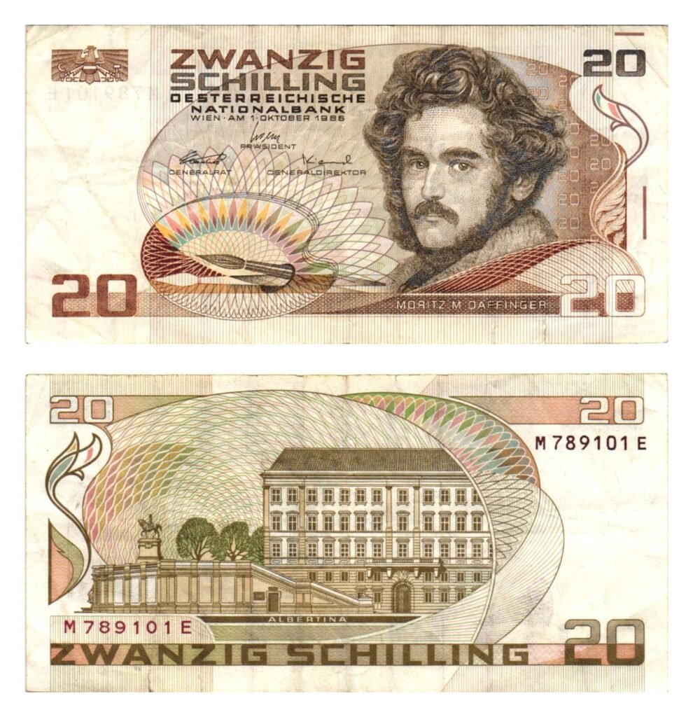 AUSTRIJA 20 šilinga 1986. VF