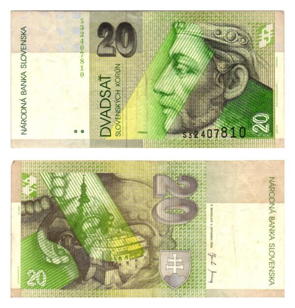 SLOVAKIA 20 korun 2004 VF