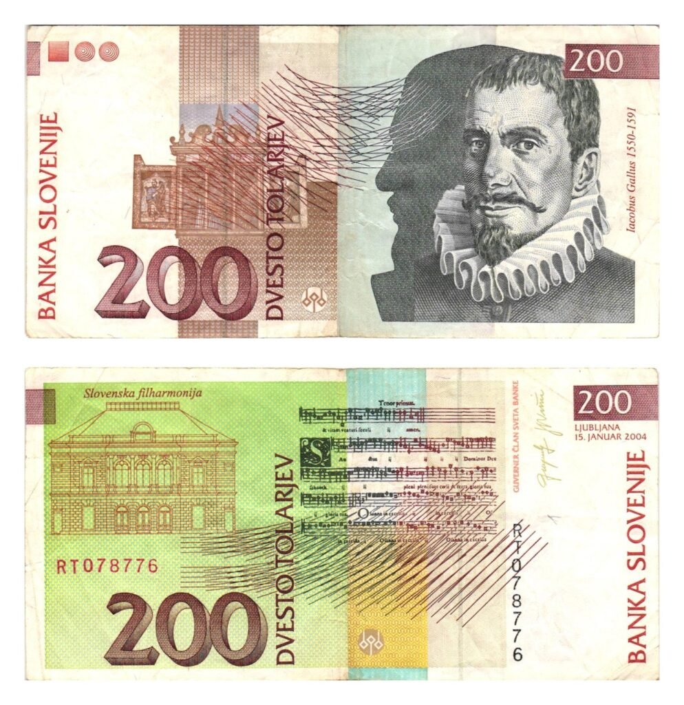 SLOVENIA 200 tolarjev 2004 VF