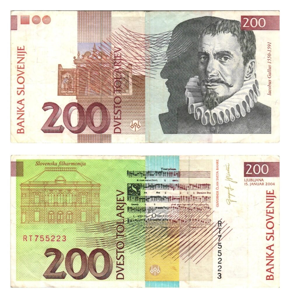 SLOVENIA 200 tolarjev 2004 VF