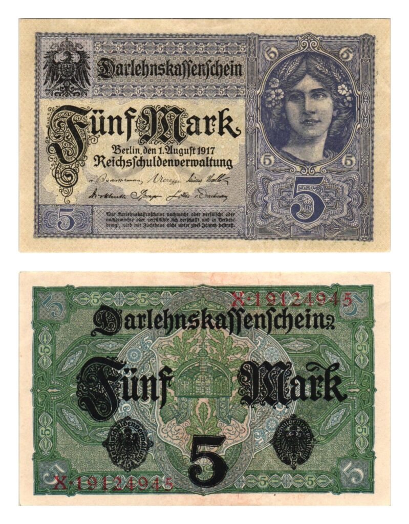GERMANY 5 mark 1917 / Empire / UNC