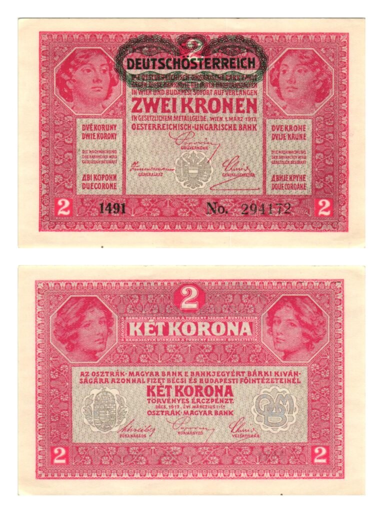 AUSTRIJA 2 kruna ND(1919) / pretisak Deutschösterreich / UNC-