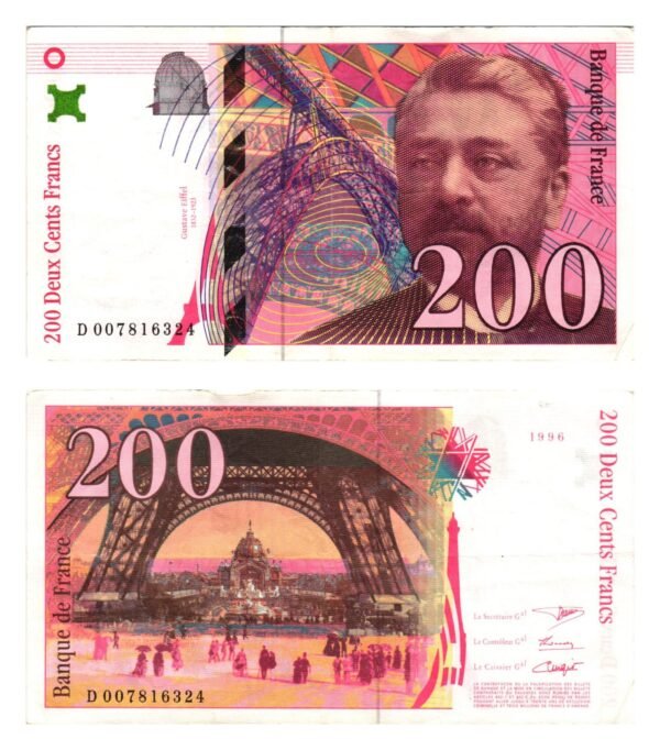 FRANCE 200 francs 1996 VF+