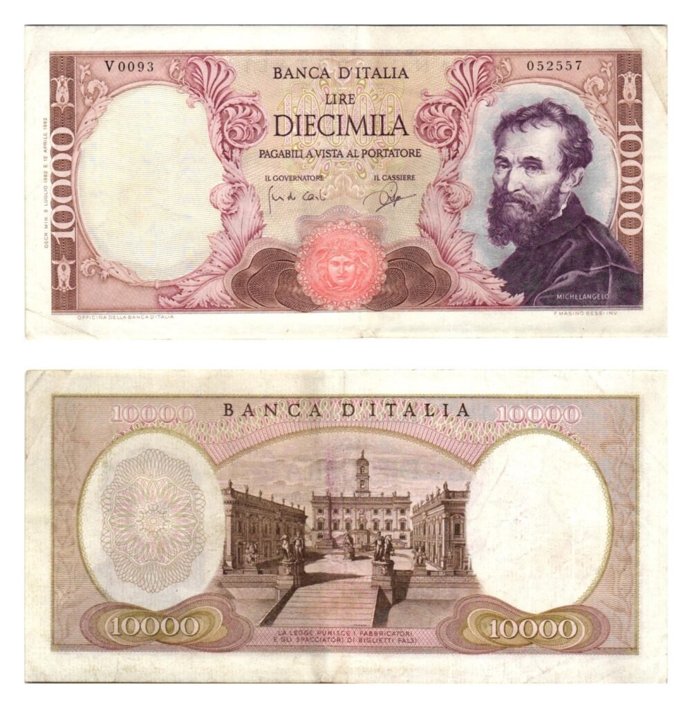 ITALY 10000 lire 1962 VF+