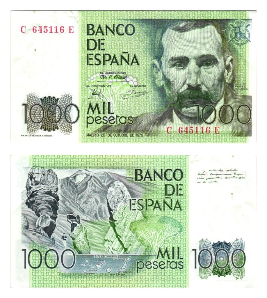 SPAIN 1000 pesetas 1979 VF-
