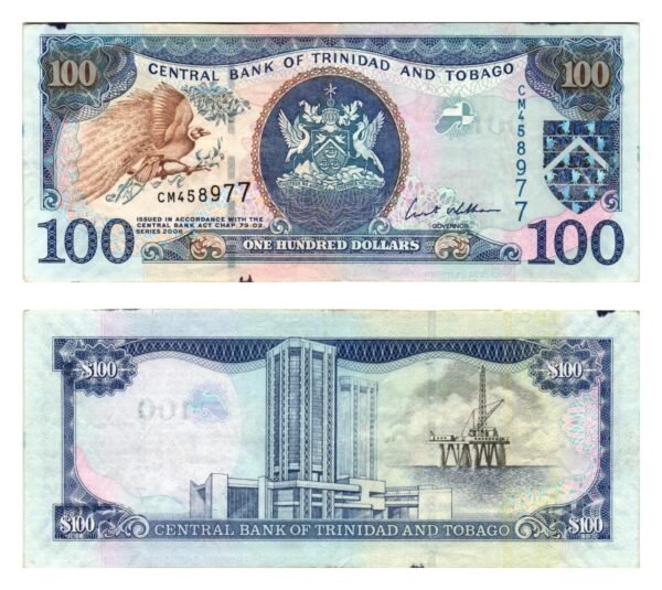 TRINIDAD AND TOBAGO 100 dollars 2006 VF-