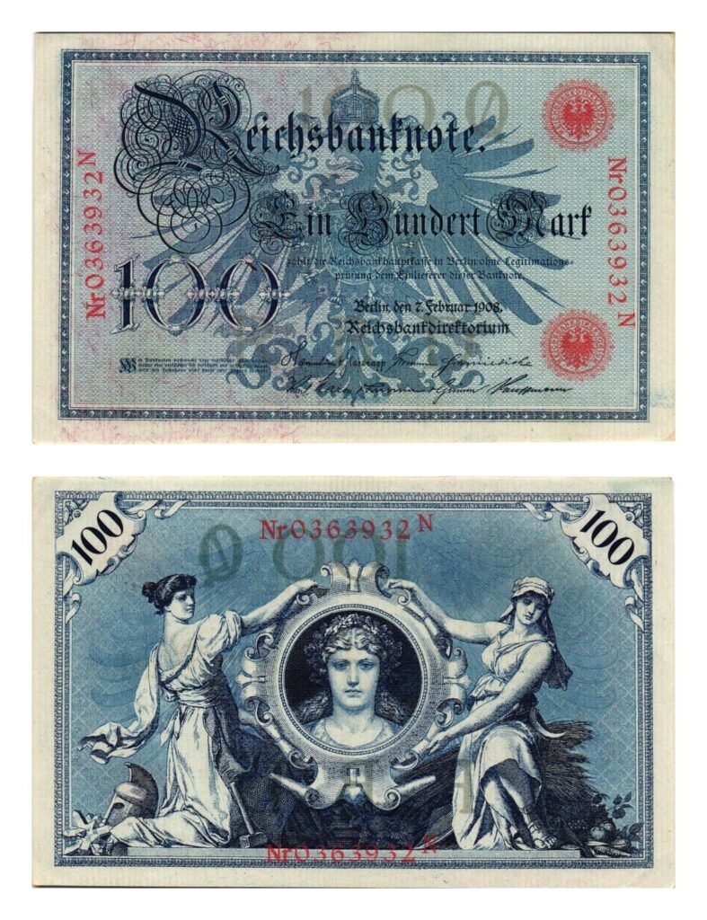GERMANY 100 mark 1908 / Empire / Letter Q / XF
