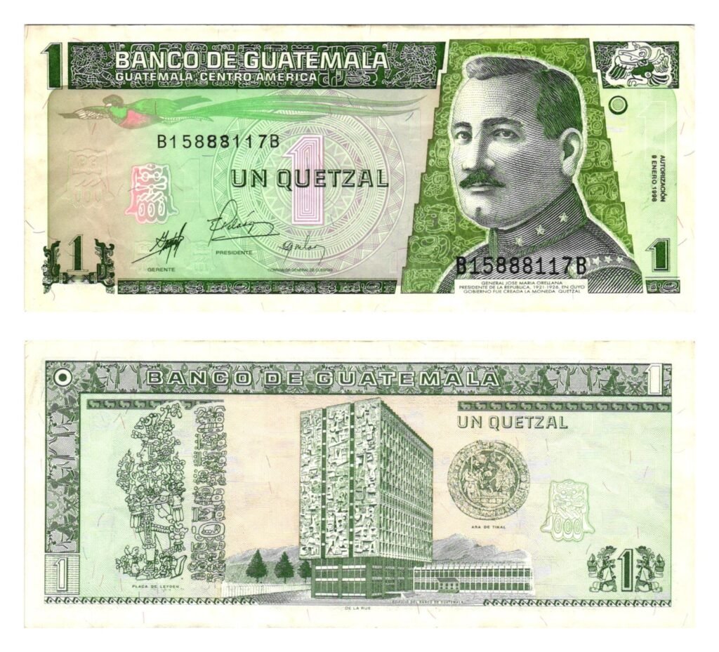 GUATEMALA 1 quetzal 1998 VF