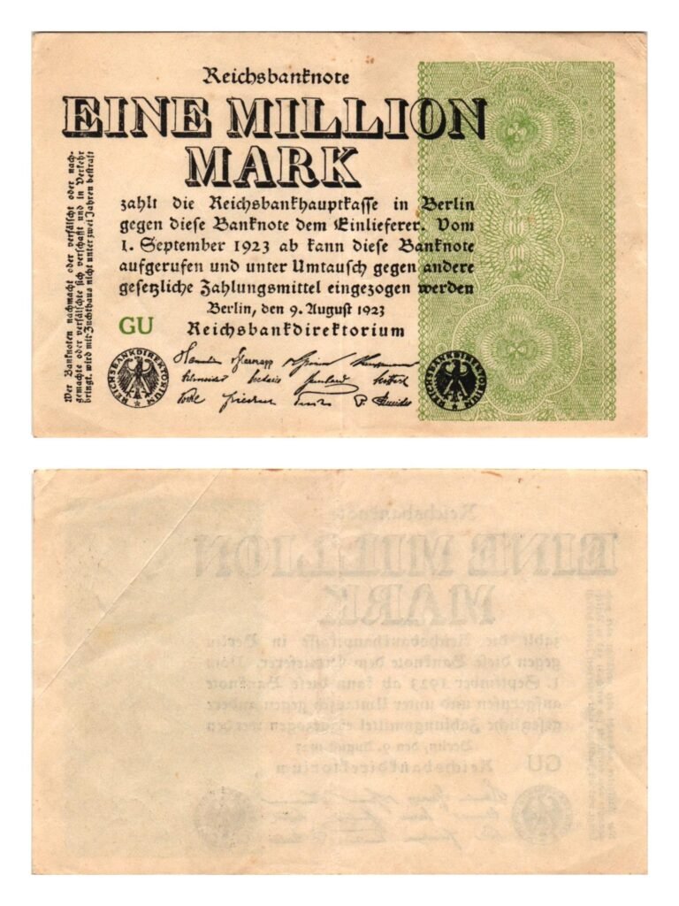 GERMANY 1 million mark 1923 / Weimar Republic / VF