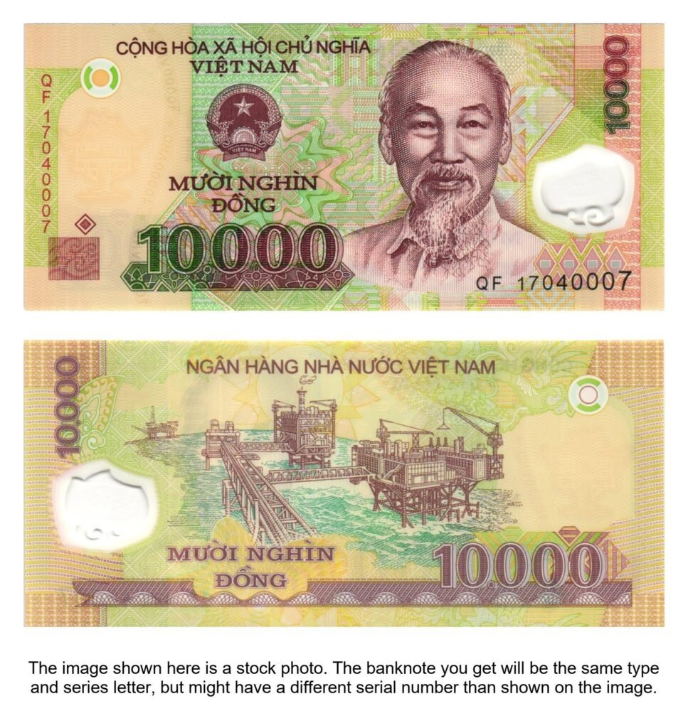VIETNAM 10000 dong 2017 / polymer plastic / UNC