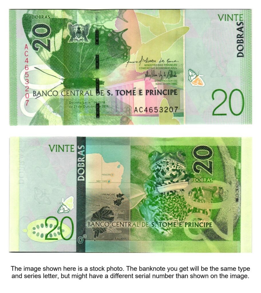 SAO TOME AND PRINCIPE 20 dobras 2016 / polymer plastic / UNC
