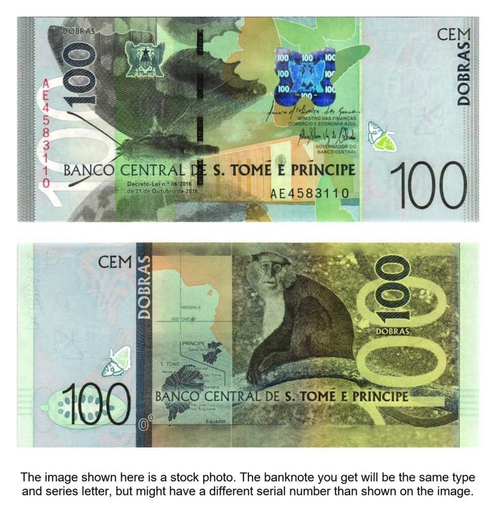 SAO TOME AND PRINCIPE 100 dobras 2016 / polymer plastic / UNC