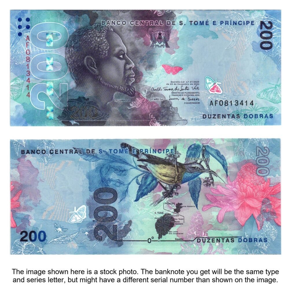 SAO TOME AND PRINCIPE 200 dobras 2016 / polymer plastic / UNC-