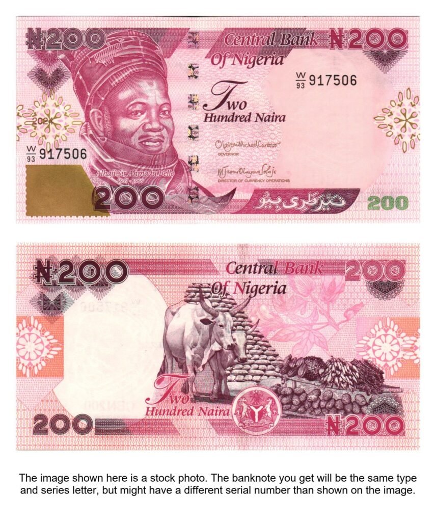 NIGERIA 200 naira 2024 UNC