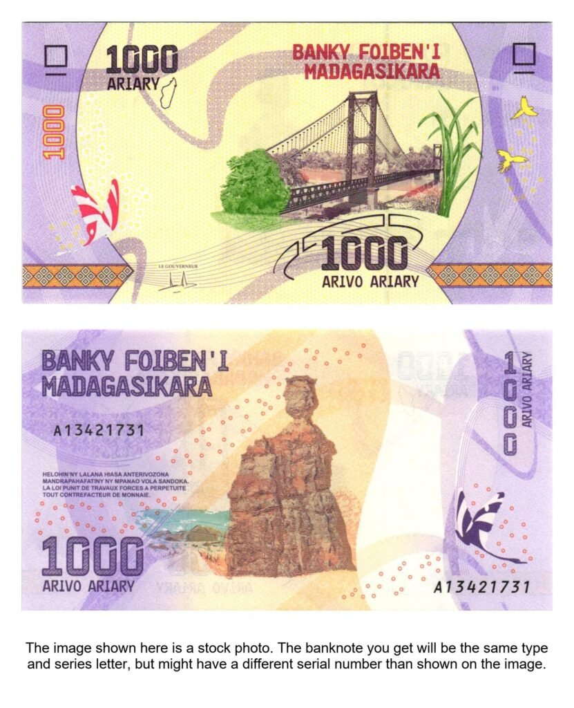 MADAGASCAR 1000 ariary 2017 UNC