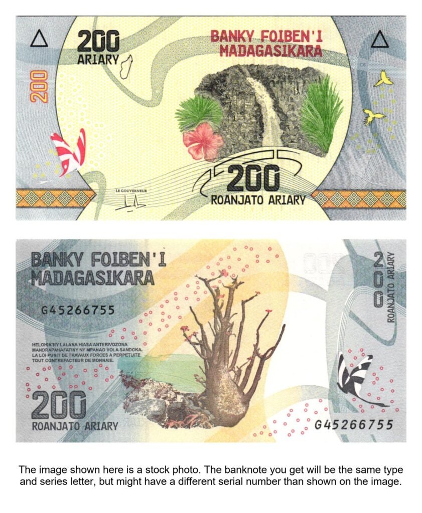 MADAGASCAR 200 ariary 2017 UNC