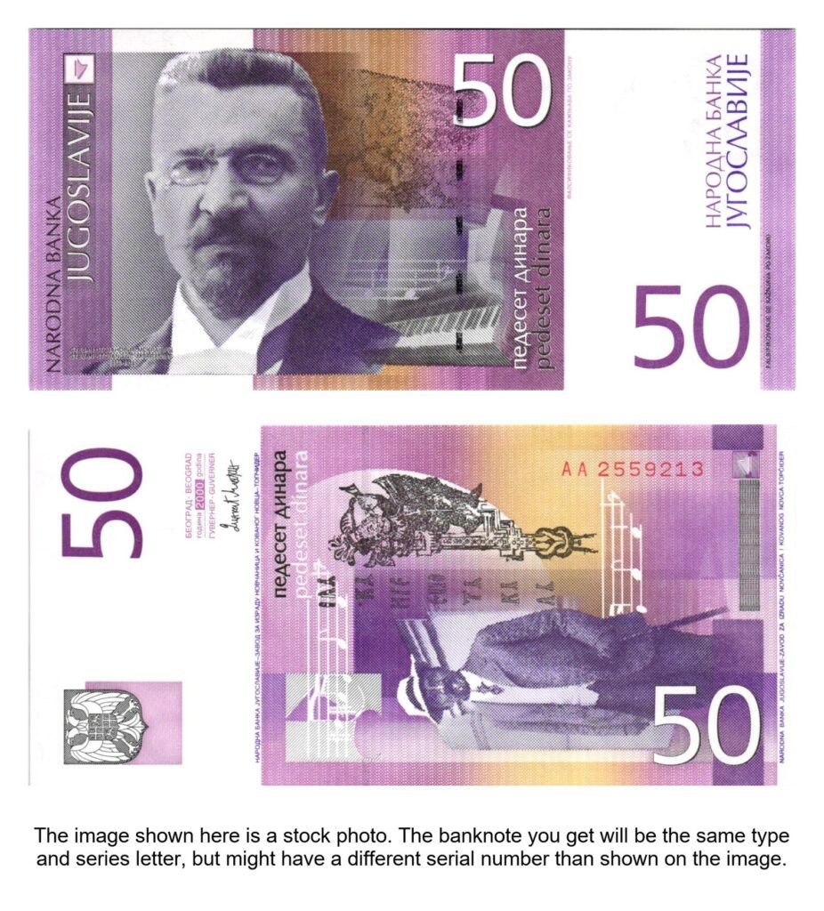 YUGOSLAVIA 50 dinara 2000 UNC