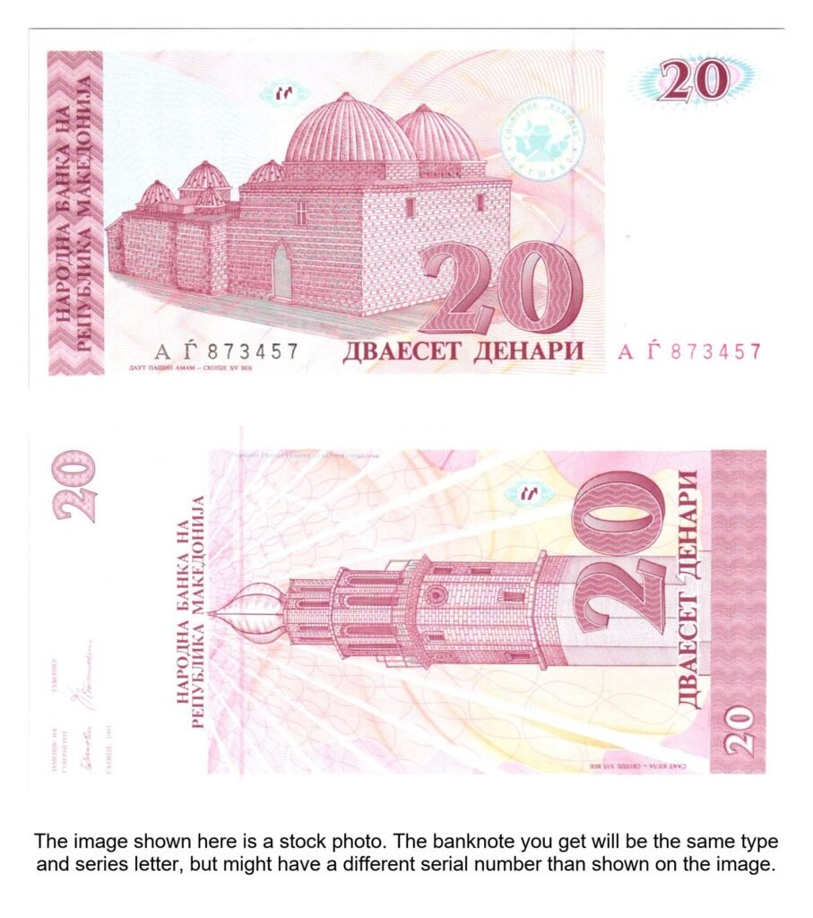 MACEDONIA 20 denari 1993 UNC