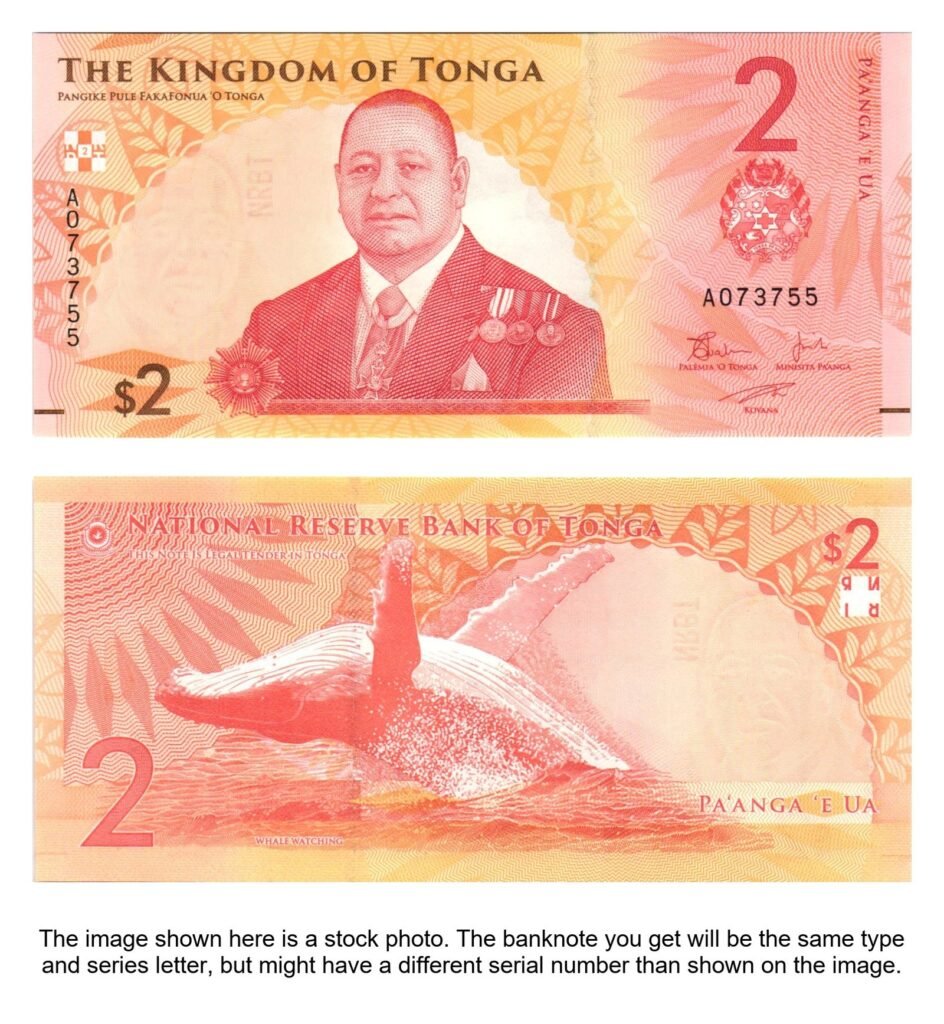 TONGA 2 paanga 2008 UNC
