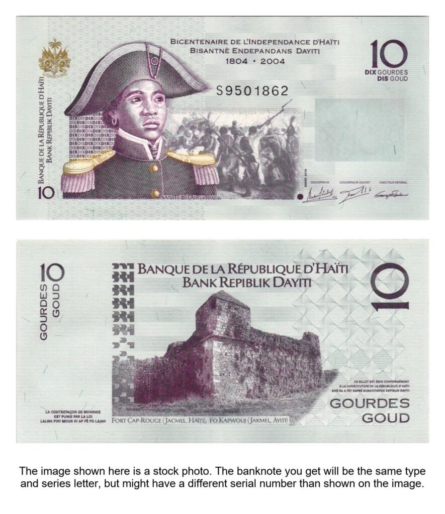 HAITI 10 gourdes 2004 / 200th Anniversary of Independence / UNC