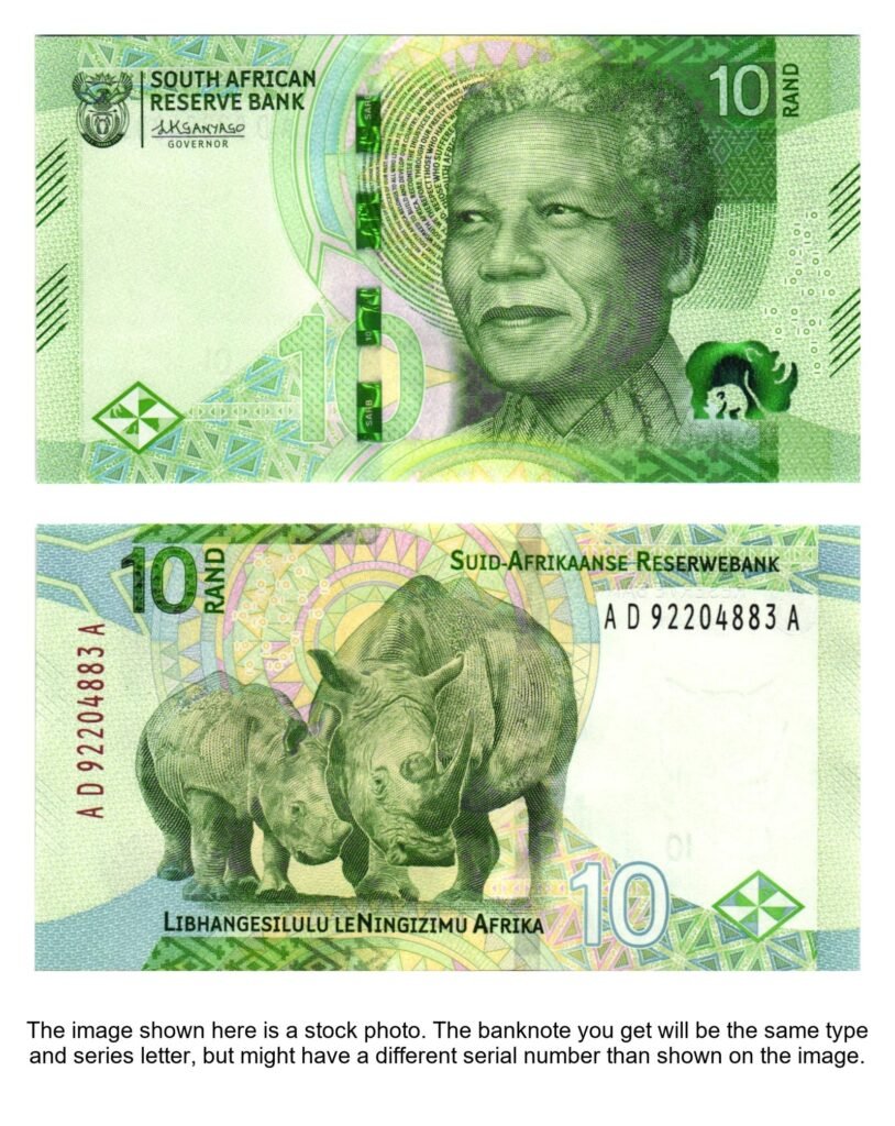 SOUTH AFRICA 10 rand 2023 UNC