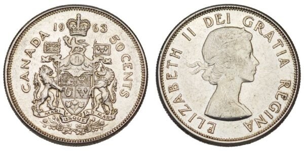 CANADA 50 cents 1963 / Silver / XF