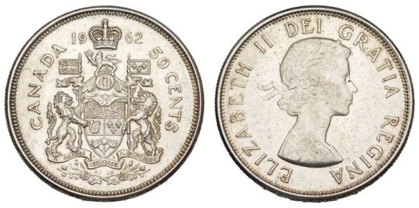 CANADA 50 cents 1962 XF