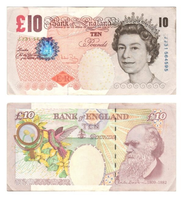 ENGLAND 10 pounds 2000 VF+
