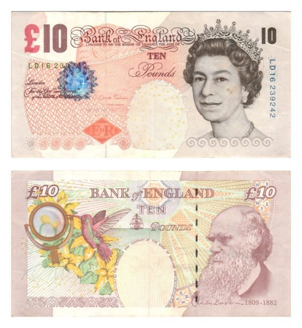 ENGLAND 10 pounds 2000 VF