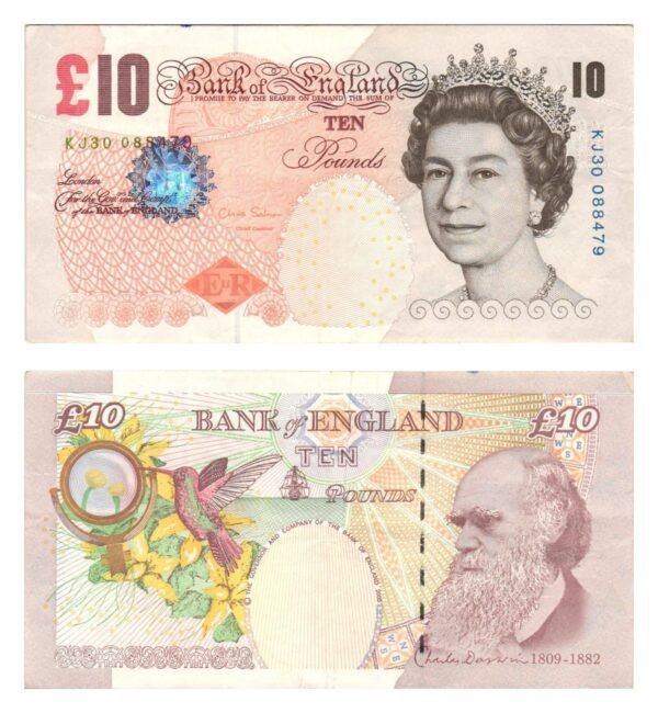 ENGLAND 10 pounds 2000 VF