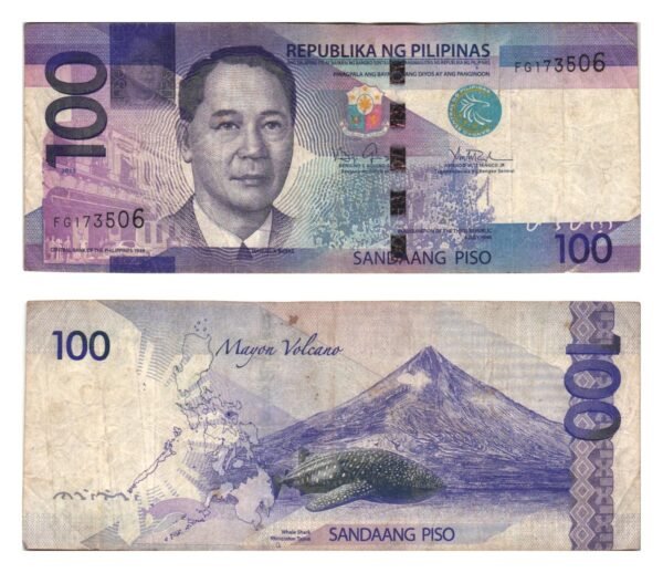 PHILIPPINES 100 piso 2015 VF-