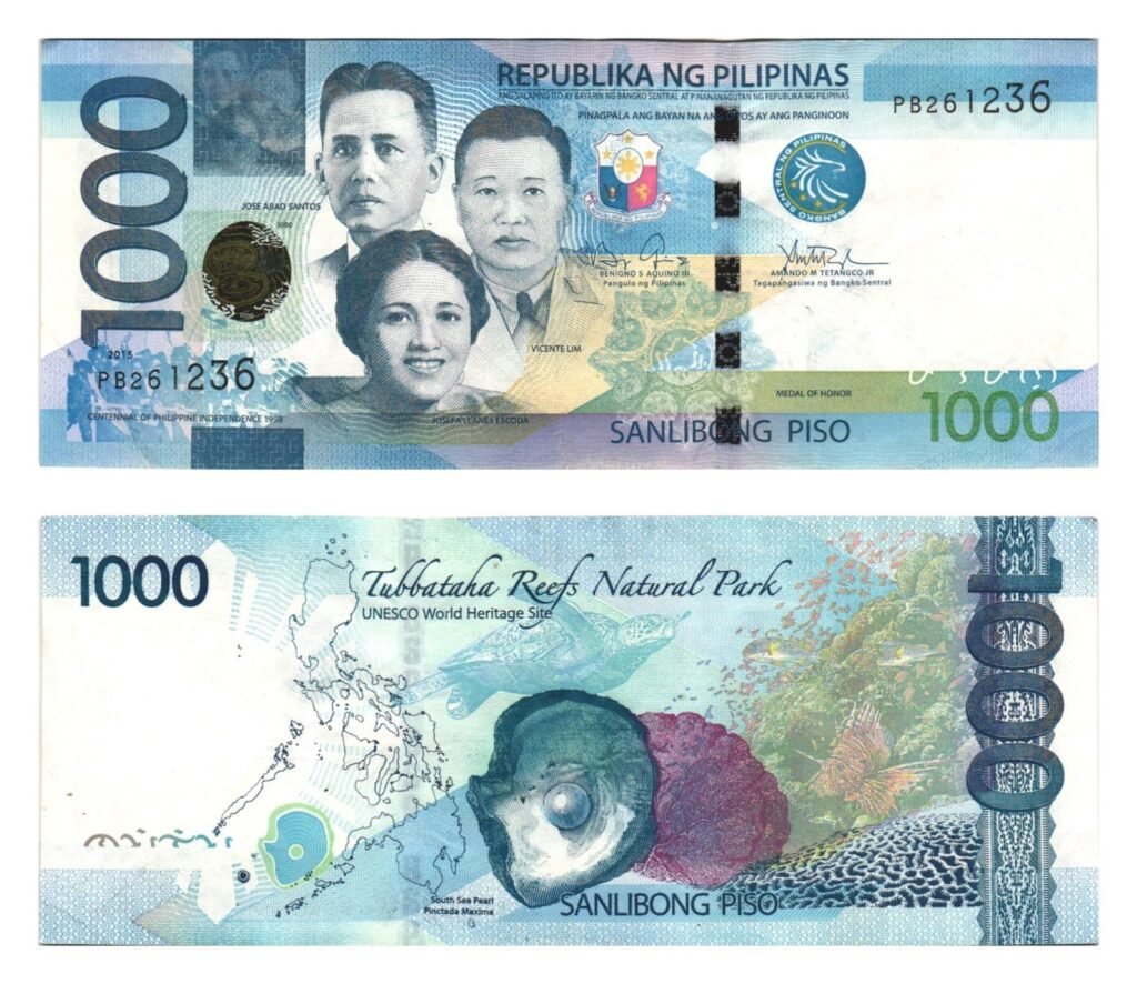 PHILIPPINES 1000 piso 2015 VF+