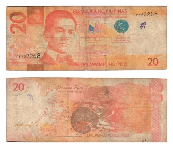 PHILIPPINES 20 piso 2010 F