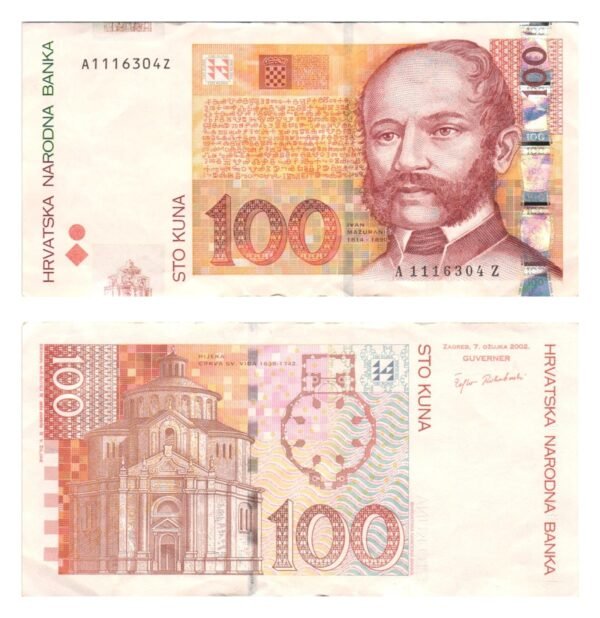 CROATIA 100 kuna 2002 / series Z / VF+