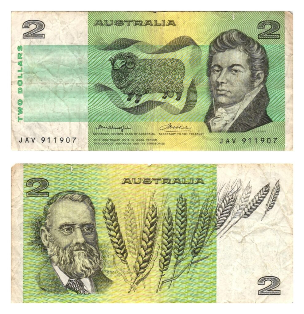AUSTRALIA 2 dollars ND VF-