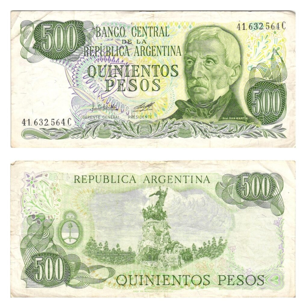 ARGENTINA 500 pesos ND VF