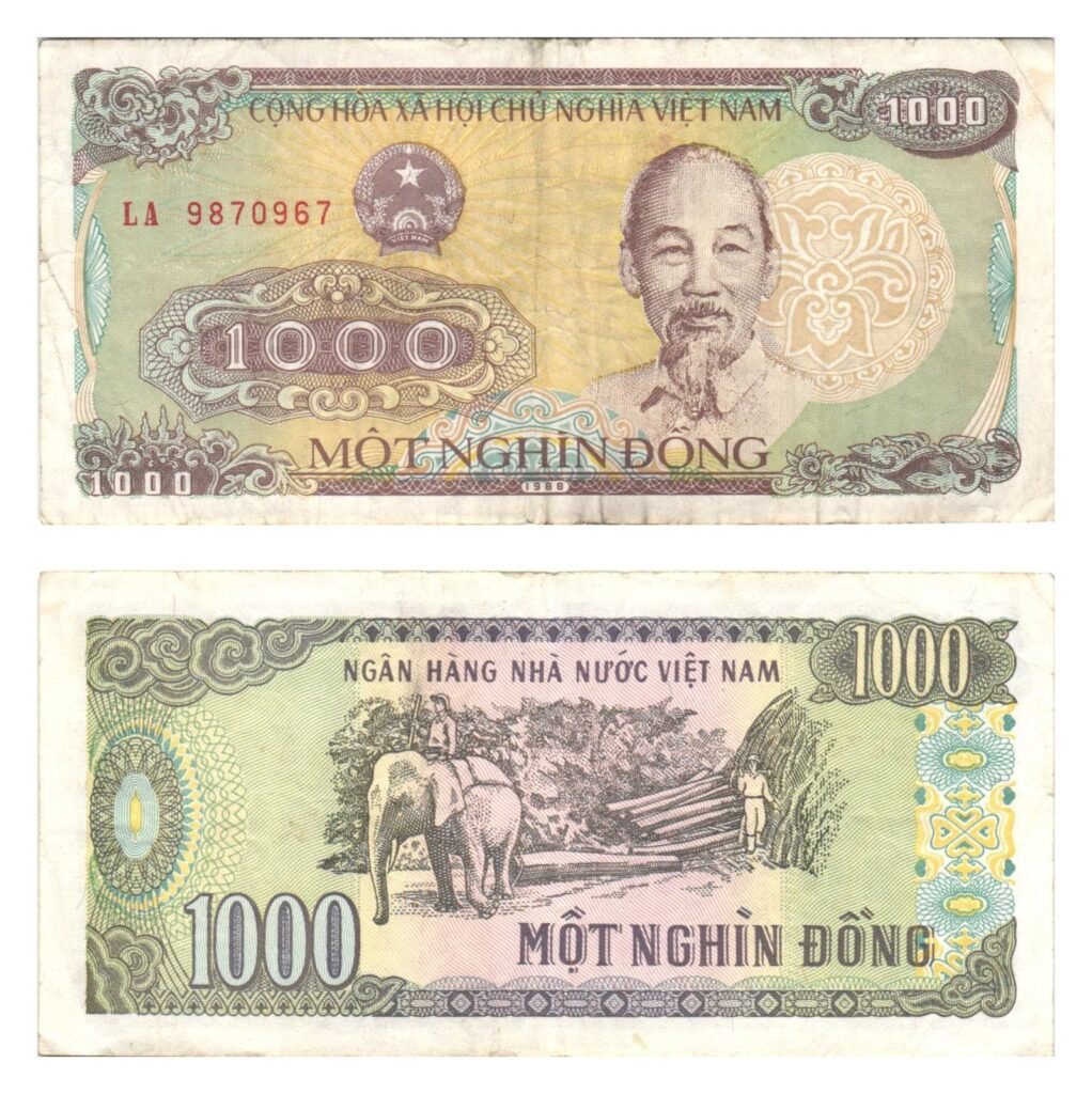 VIETNAM 1000 dong 1988 VF
