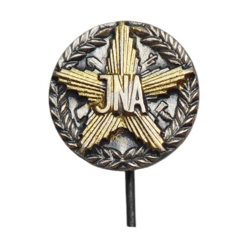 YUGOSLAVIA Yugoslav People's Army - JNA / star and laurel wreath / vintage lapel pin