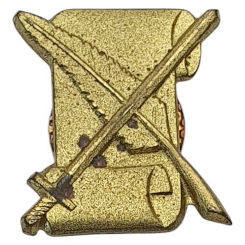 YUGOSLAVIA Yugoslav People's Army administrative service collar insignia / IKOM Zagreb