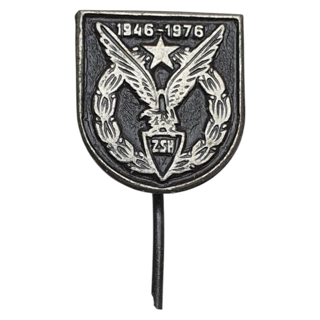 YUGOSLAVIA Croatian Aeronautical Union / Zrakoplovni savez Hrvatske / 30th anniversary, 1946–1976 / vintage lapel pin