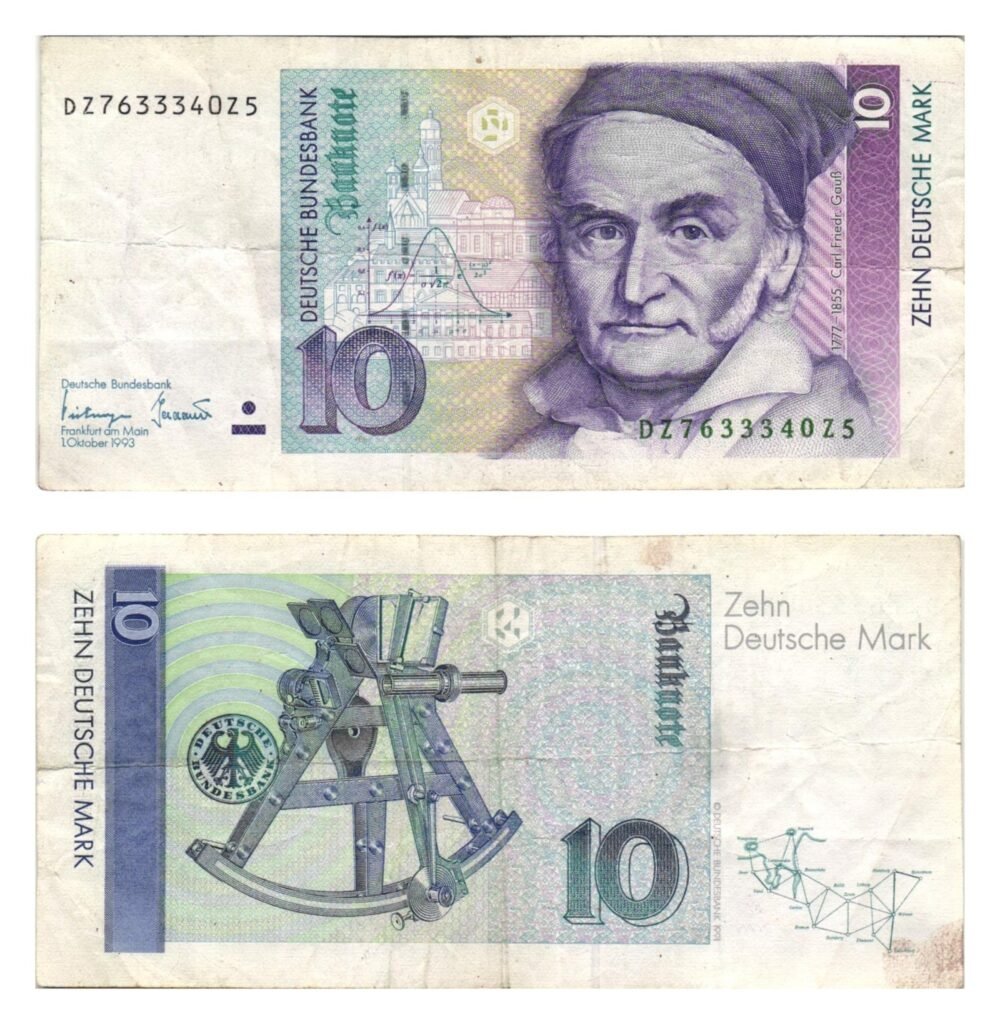 GERMANY 10 mark 1993 VF
