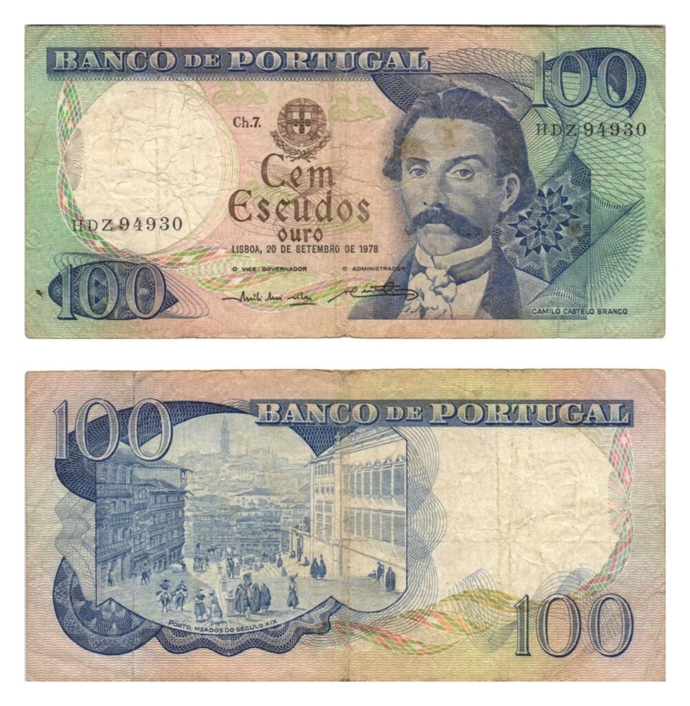 PORTUGAL 100 escudos 1978 MBC-