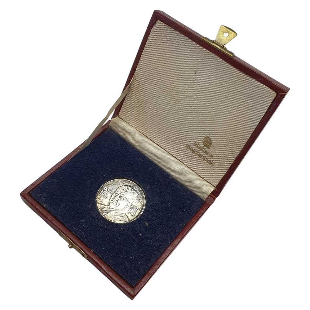 YUGOSLAVIA Josip Broz Tito / 1973 / 8 g / .925 Silver / token in case VF-
